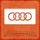 Силиконов шаблон - лого Audi