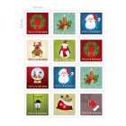 Ядливи стикери - Коледни марки #02