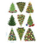 Ядливи стикери - Коледни елхи