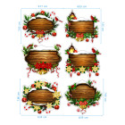 Ядливи стикери - Коледни табели