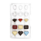 Калъп за шоколад Decora - скъпоценни камъни
