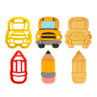 Комплект резци Decora - училищен автобус и моливче
