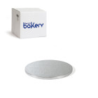Луксозна кръгла основа Bakery - сребро - 25 см