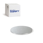Луксозна кръгла основа Bakery - сребро - 28 см
