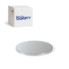 Луксозна кръгла основа Bakery - сребро - 30 см
