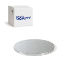 Луксозна кръгла основа Bakery - сребро - 36 см