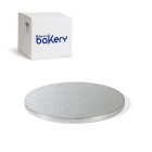 Луксозна кръгла основа Bakery - сребро - 40 см