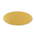 Луксозна кръгла основа Decora - тънка злато - 30 см