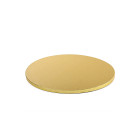 Луксозна кръгла основа Decora - злато - 25 см