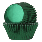 Форма за мъфини - зелени фолирани