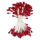 Тичинки за цветя Cake-Masters - червени перлени