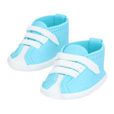 Захарна декорация - Захарни фигури CakeMasters - сини бебешки обувки