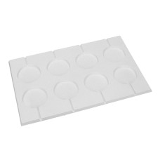 Мъфини и торти - Силиконов калъп за близалки - кръгчета 5 см