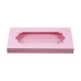 Декоративна кутия с прозорец за шоколад 16.5х8х1.5 см - розова