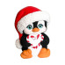 Захарна фигура - Коледен пингвин със захарни бастунчета