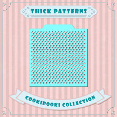 Пластмасов шаблон - мини звезди