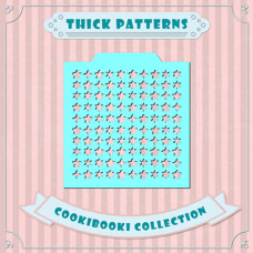 Пластмасов шаблон - звезди #01