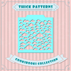 Пластмасов шаблон - облаци