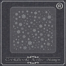 Акрилна щампа - снежинки