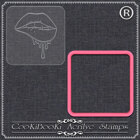 Акрилна щампа с резец - страстна целувка