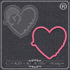 Акрилна щампа с резец - мама и бебе в сърце