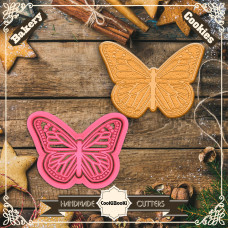 Резци на форми - Резец с щампа - пеперуда #02