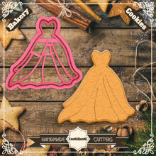 Резец с щампa - абитуриентска рокля