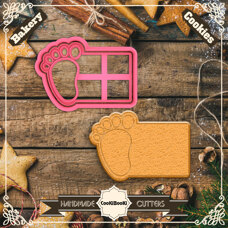 Резец с щампа - рамка с бебешко краче