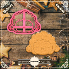 Резец с щампа - Великденско агне #02