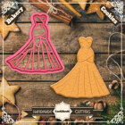 Резец с щампa - елегантна бална рокля