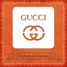 Силиконов шаблон - лого Gucci