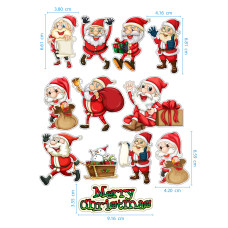 Коледа - Ядливи стикери - Дядо Коледа #01