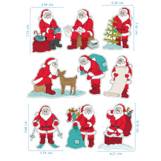 Коледа - Ядливи стикери - Дядо Коледа #02