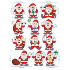 Коледа - Ядливи стикери - Дядо Коледа #03