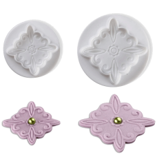 Щампи и текстури - Комплект щампи с форма на цветчета Pavoni #3