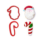 Комплект резци Decora - захарно бастунче и Дядо Коледа