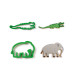 Комплект резци Decora - крокодил и слон