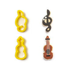 Комплект резци Decora - нота и цигулка