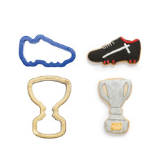 Резци на форми - Комплект резци Decora - футболна обувка и купа
