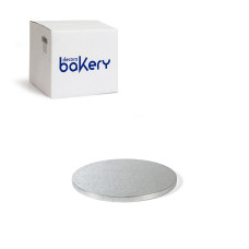 Мъфини и торти - Луксозна кръгла основа Bakery - сребро - 20 см