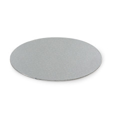Мъфини и торти - Луксозна кръгла основа Decora - тънка сребро - 30 см
