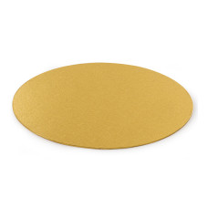 Мъфини и торти - Луксозна кръгла основа Decora - тънка злато - 32 см