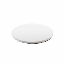 Мъфини и торти - Луксозна кръгла основа Decora - бяла - 20 см