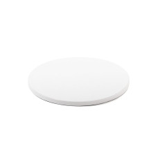 Луксозна кръгла основа Decora - бяла - 25 см