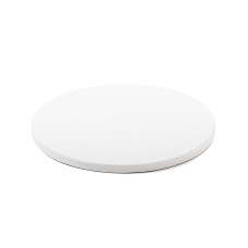 Луксозна кръгла основа Decora - бяла - 36 см