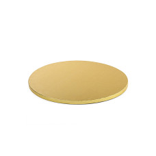 Луксозна кръгла основа Decora - злато - 25 см