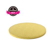 Мъфини и торти - Луксозна кръгла основа Decora - злато - 34 см