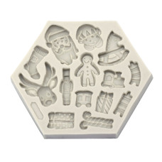 Калъпи за форми - Силиконов калъп - 3D Коледни фигури