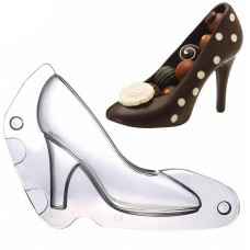 Калъпи за форми - Калъп за моделиране на дамска обувка от шоколад