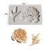 Калъпи за форми - Силиконов калъп - цвете и листо от божур